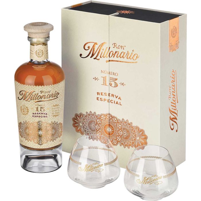 Millionario 15 Anos  con bicchieri