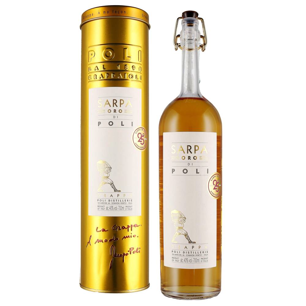 Grappa Sarpa Oro Poli